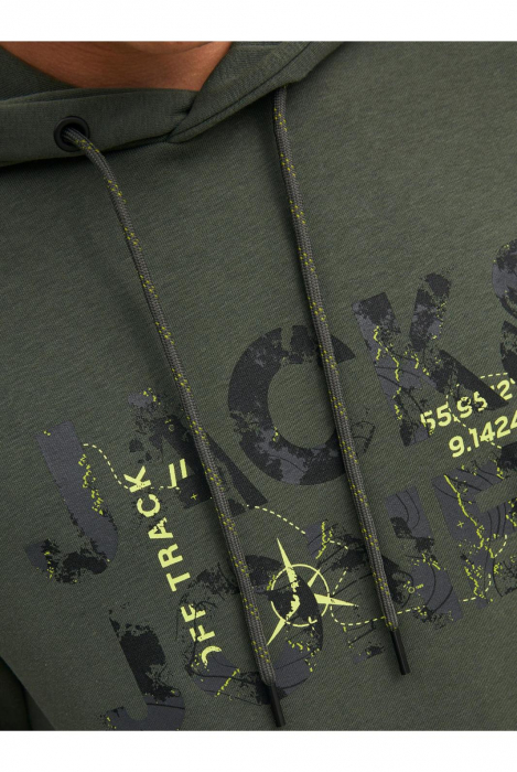 Hanorac JACK &JONES Tech Logo - 12216242-Forest Night [3]