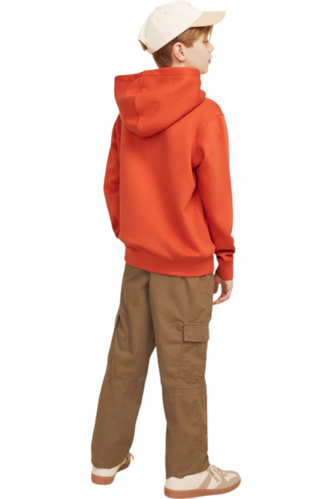 Hanorac JACK &JONES Vesterbro PO Hood JNR - 12242469-Summer Fig [2]