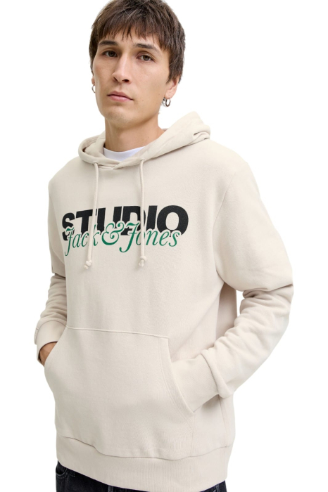 Hanorac JACK &JONES Yuki Sweat Hood BF - 12278611-Moonbeam [5]