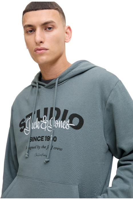 Hanorac JACK &JONES Yuki Sweat Hood BF - 12278611-Stormy Weather [5]