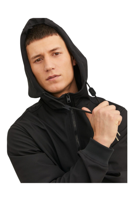 Jacheta JACK &JONES Basic Softshell Hood - 12236300-Black [3]