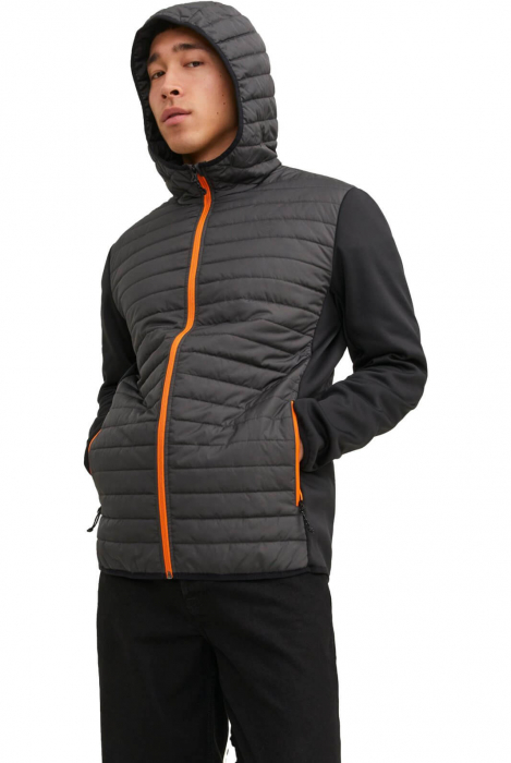Jacheta JACK &JONES Multi Quilted - 12182242-Asphalt B [3]