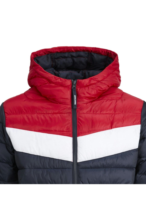Jacheta JACK &JONES West Light Puffer Hood - 12283196-Sky Captain [2]
