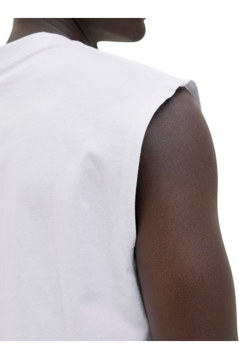 Maiou JACK &JONES Alma Sleeveless Crew - 12276950-Bright White [3]