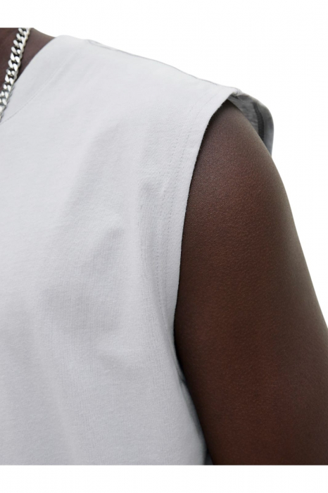 Maiou JACK &JONES Alma Sleeveless Crew - 12276950-Gray Dawn [4]
