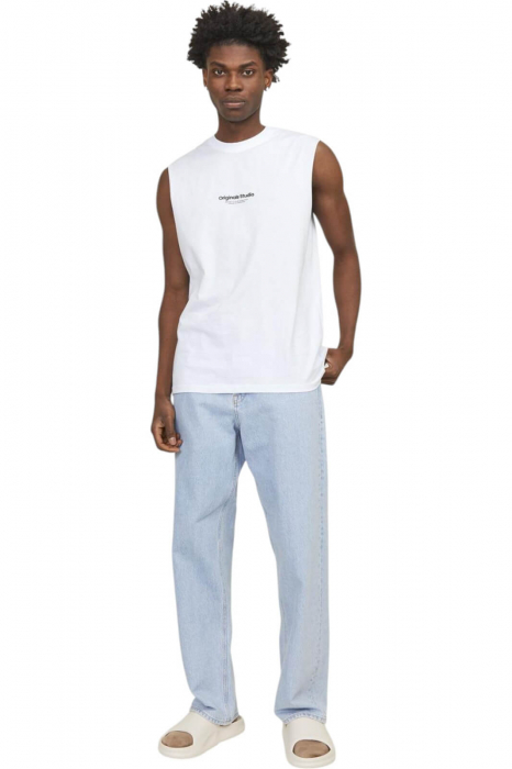 Maiou JACK &JONES Vesterbro SN - 12250430-Bright White [5]