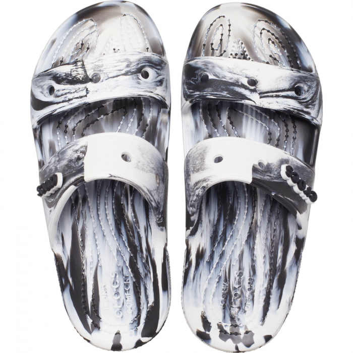 Papuci Crocs Classic Marbled Sandal - 207701-103 [4]