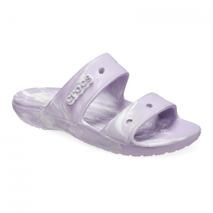 Papuci Crocs Classic Marbled Sandal - 207701-5PT