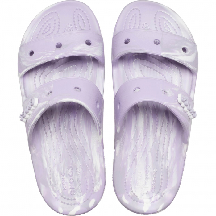 Papuci Crocs Classic Marbled Sandal - 207701-5PT [4]
