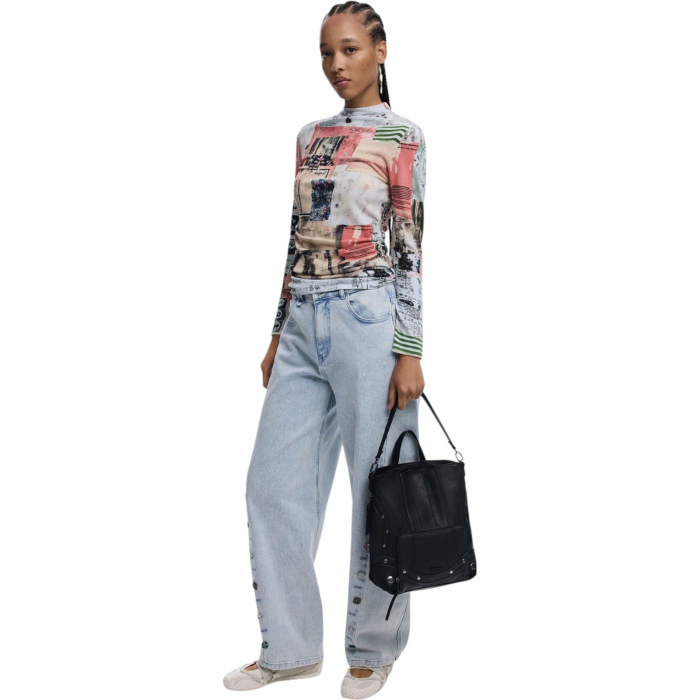 Rucsac Desigual Embro Patch Pretoria Mini Black 7L - 25WAKP24-2000 [7]