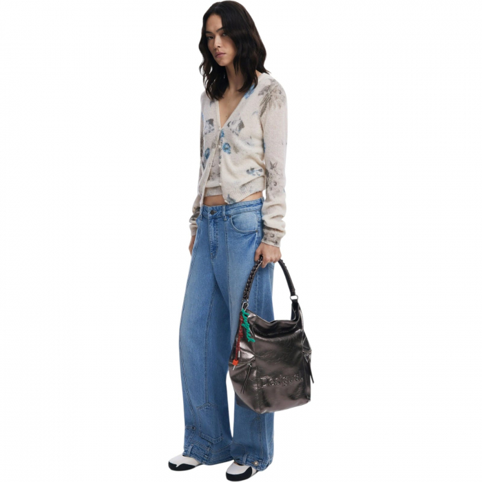 Rucsac Desigual Half Logo Arica Dark Silver 5L - 25WAKP28-9225 [7]
