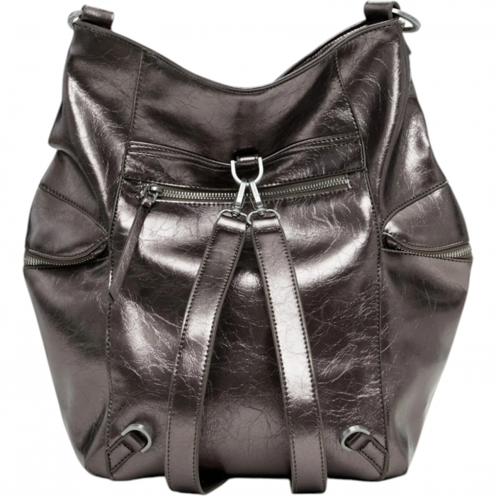 Rucsac Desigual Half Logo Arica Dark Silver 5L - 25WAKP28-9225 [2]