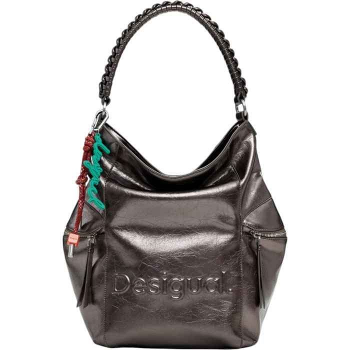 Rucsac Desigual Half Logo Arica Dark Silver 5L - 25WAKP28-9225 [3]