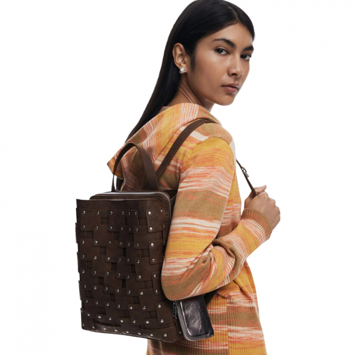 Rucsac Desigual New Patch 1 Choco Sumy 9L - 25WAKP39-6009 [6]