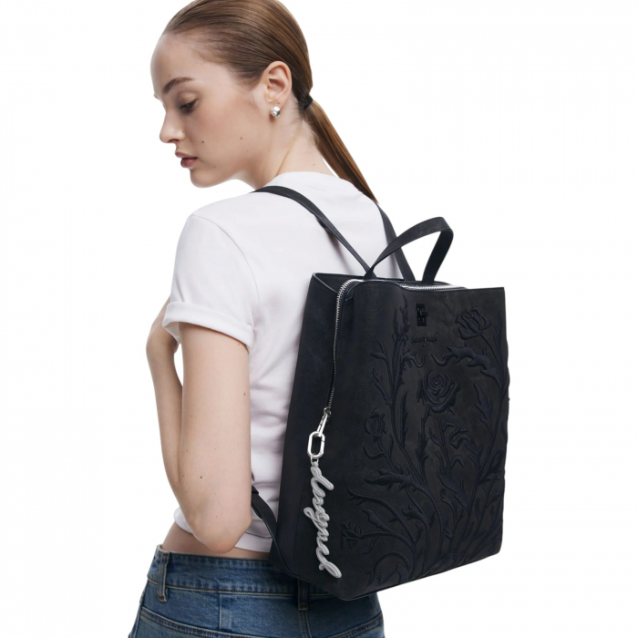 Rucsac Desigual Romeo Floral Total Black Sumy 11L - 25WAKP06-2000 [6]