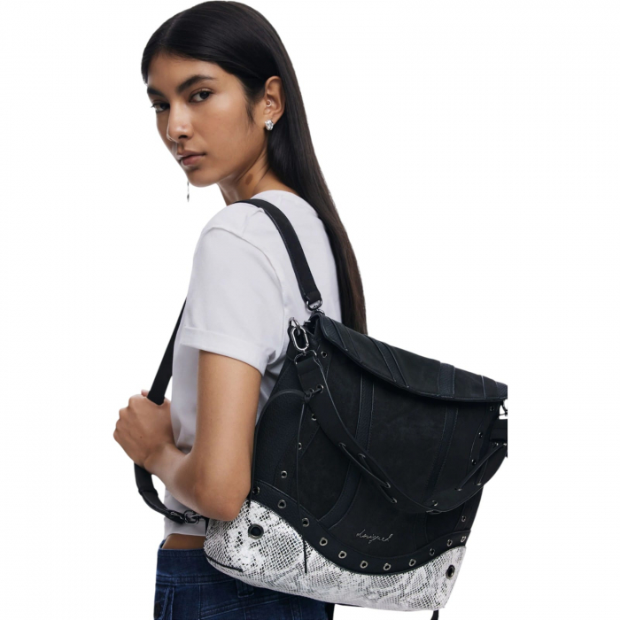Rucsac Desigual Snake Patch Jersey 2.0 Mini 10L - 25WAKP11-2000 [6]