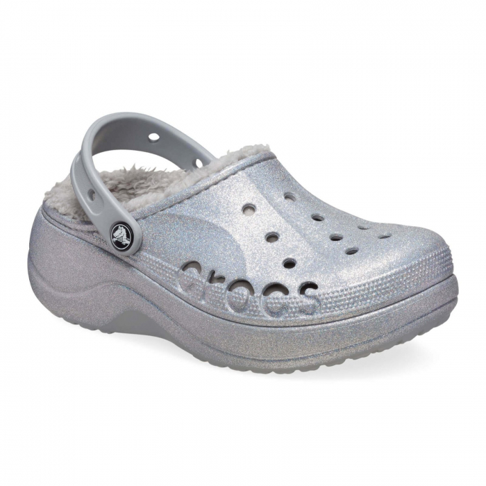 Saboti Crocs Baya Platform Lined Glitter Glog W - 210451-0ES