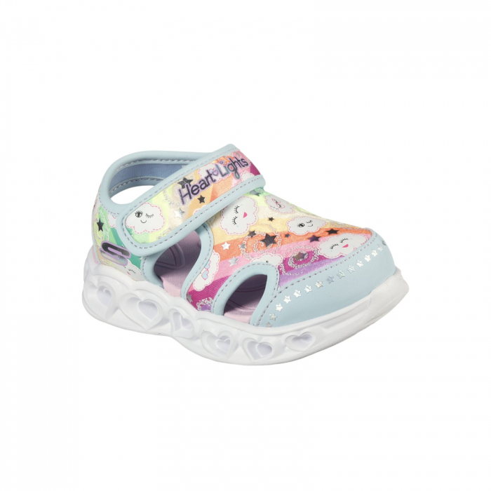 Sandale Skechers Heart Lights - Cutie Clouds - 302977N-TQMT