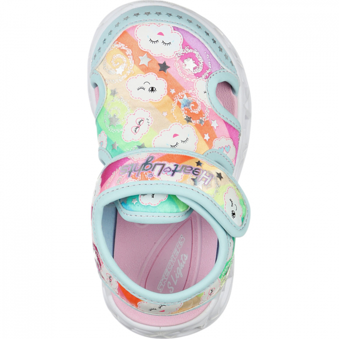 Sandale Skechers Heart Lights - Cutie Clouds - 302977N-TQMT [3]