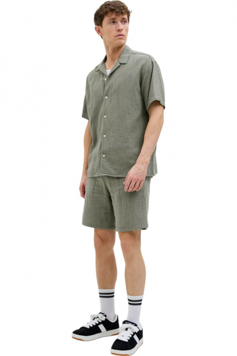 Short JACK &JONES Aiden Patras - 12274758-Mulled Basil [6]