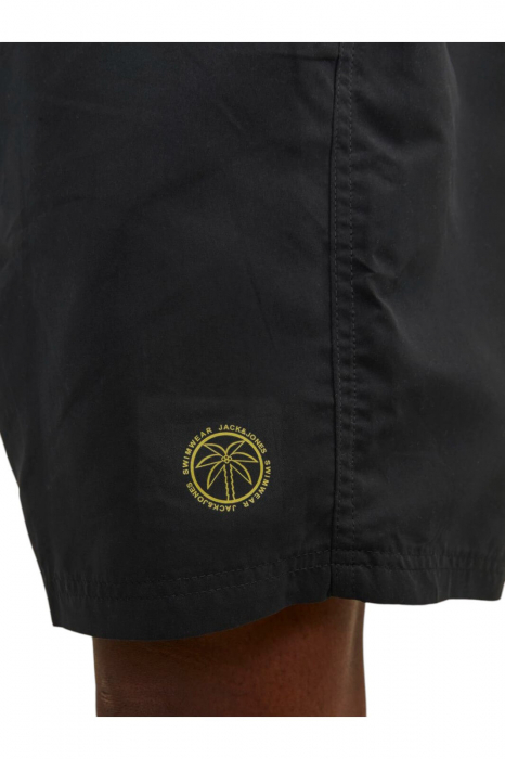 Short JACK &JONES Fiji Swim Solid SN PLS - 12235757-Black [3]