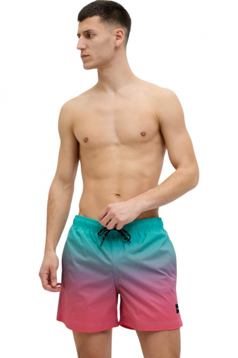 Short JACK &JONES Maui Swim Dip Dye AKM - 12272952-Scuba Blue [4]