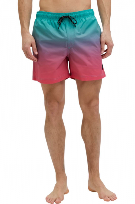 Short JACK JONES Maui Swim Dip Dye AKM - 12272952-Scuba Blue
