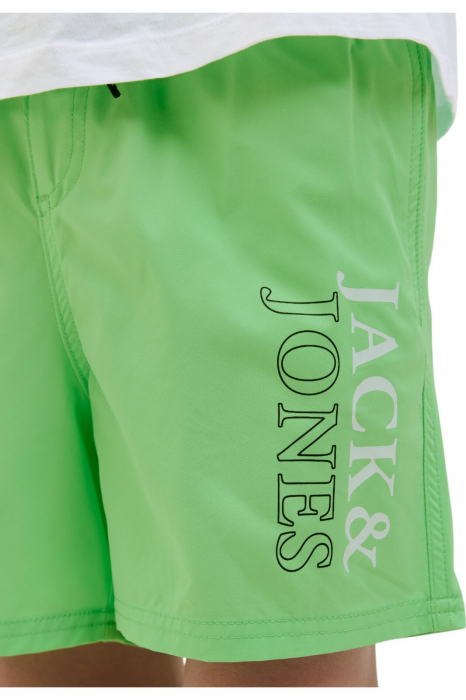 Short JACK &JONES Maui Swim Double Logo JNR - 12273841-Summer Green [3]