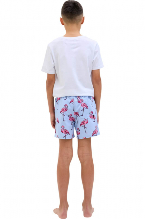 Short JACK &JONES Maui Swim Novelty AOP JNR - 12273843-Cashmere Blue [2]