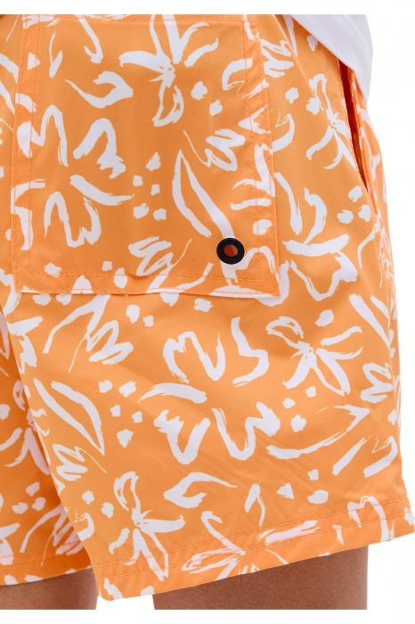 Short JACK &JONES Maui Swim Novelty AOP JNR - 12273843-Iceland Poppy [3]