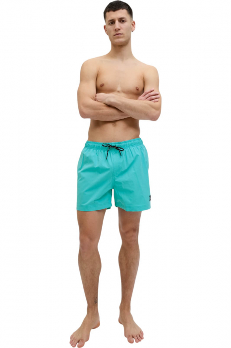 Short JACK &JONES Maui Swim Solid AKM SN - 12272776-Scuba Blue [4]
