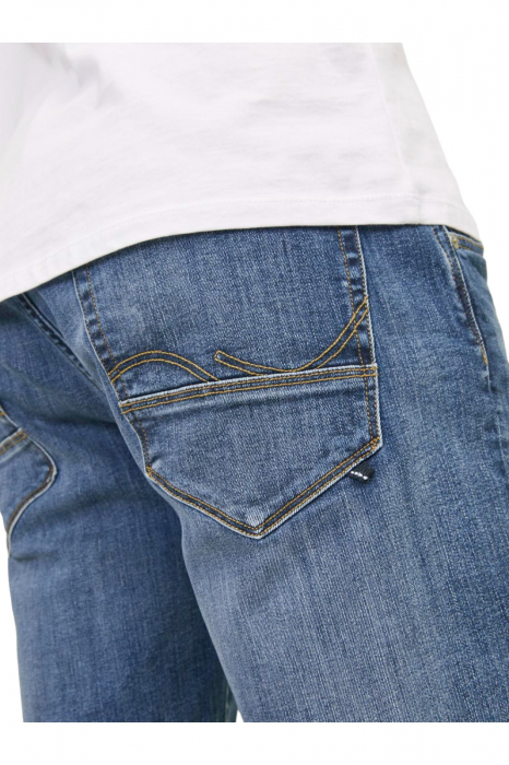 Short JACK &JONES Rick Fox - 12250490-Blue Denim [5]