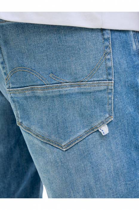 Short JACK &JONES Rick Fox Jeans - 12269608-Blue Denim [3]