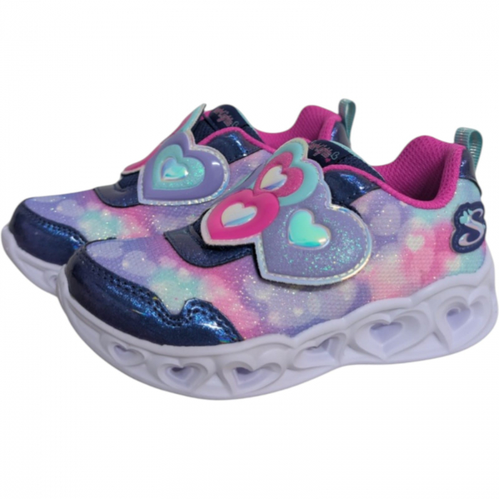 Skechers Heart Lights - Lovin Reflection - 302693N-NVHP [4]