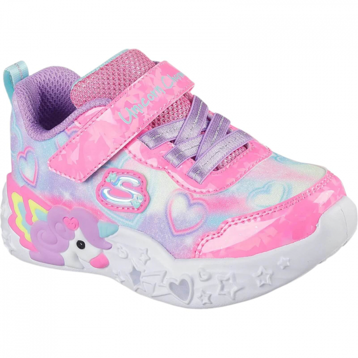 Skechers Unicorn Charmer - Lil Heart Sparkles - 303064N-PKMT [4]