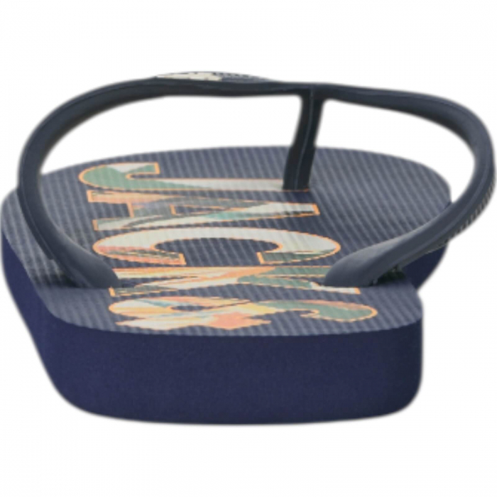 Slapi JACK &JONES Logo Palm Print - 12230642-Medieval Blue [6]