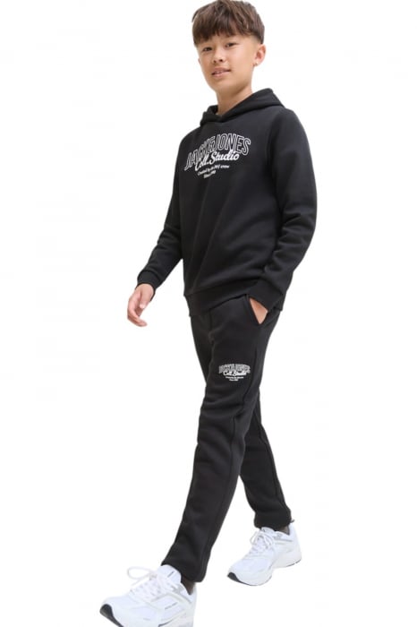 Trening JACK &JONES Makoto Hood Set JNR - 12287777-Black [6]