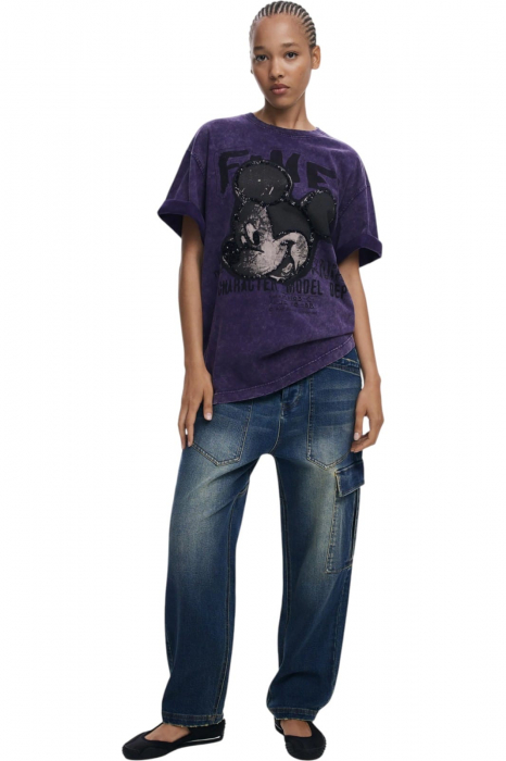 Tricou Desigual Fugaz Mickey Loose - 25WWTK60-2010 [7]