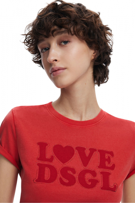 Tricou Desigual Love DSGL - 25SWTK10-3092 [3]