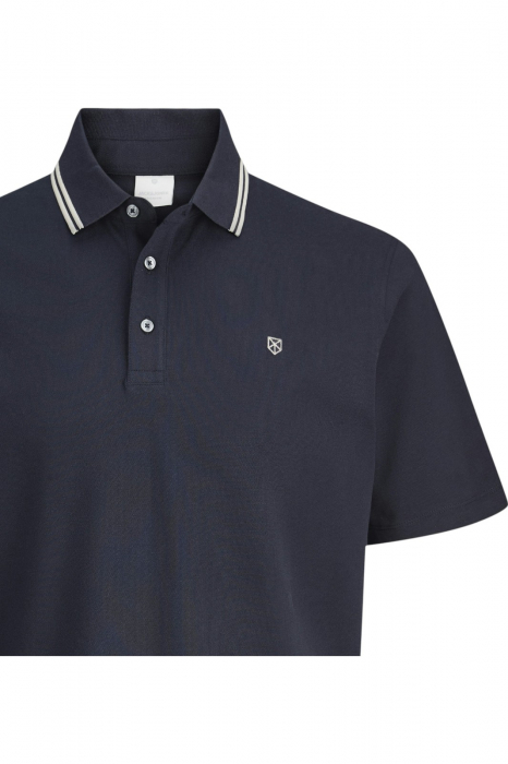 Tricou JACK &JONES Alex Polo SS25 - 12286338-Night Sky [3]