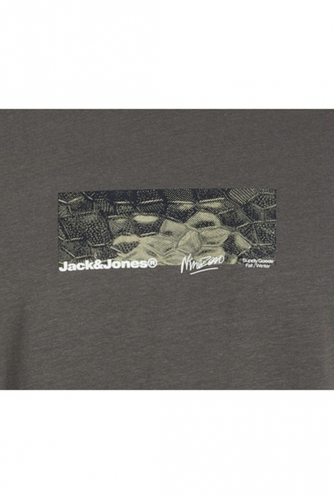Tricou JACK &JONES Alpha Print - 12268180-Pavement [4]