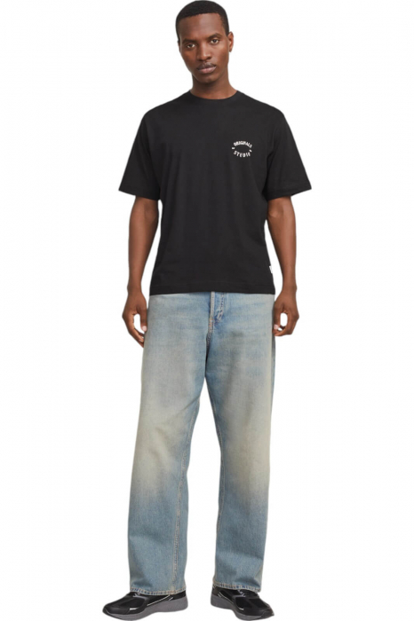 Tricou JACK &JONES Austin Font - 12277896-Black [4]