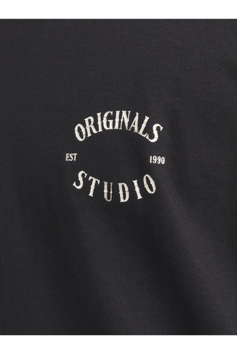 Tricou JACK &JONES Austin Font - 12277896-Black [3]