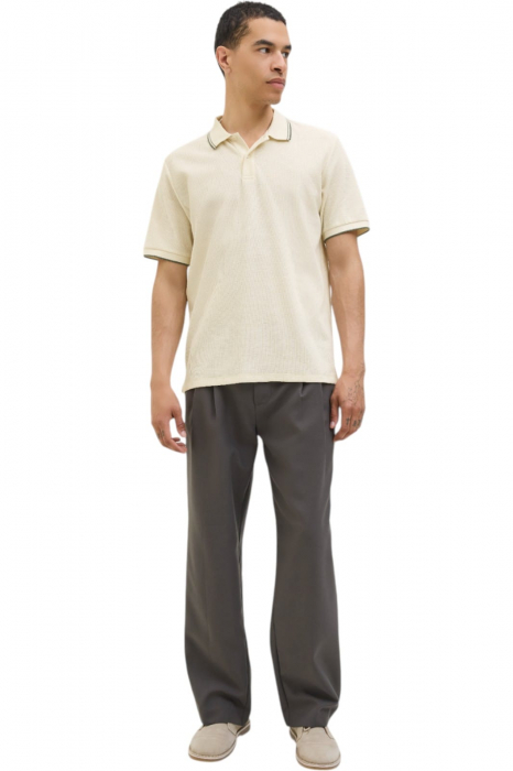Tricou JACK &JONES Austin Polo SS - 12268130-Antique White [5]