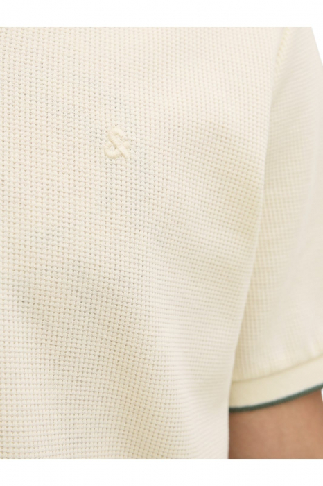 Tricou JACK &JONES Austin Polo SS - 12268130-Antique White [4]