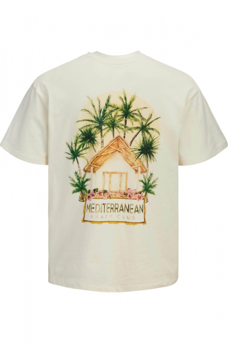 Tricou JACK &JONES Beach Club SS25 - 12293620-Egret [2]