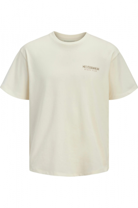 Tricou JACK JONES Beach Club SS29 - 12293620-Egret