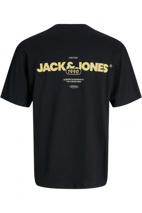 Tricou JACK &JONES Bradley Graphic O-Neck - 12268268-Black [2]