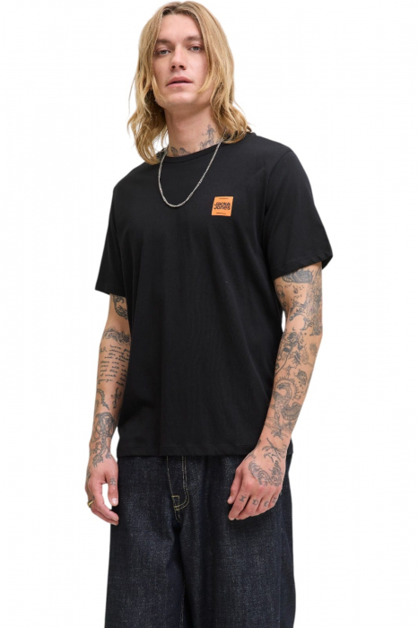 Tricou JACK &JONES Brandy LN - 12279100-Black [1]