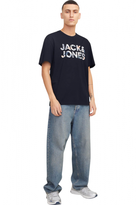 Tricou JACK &JONES Bryan Corp Logo - 12268127-Sky Captain [4]